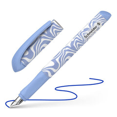 Stilou Schneider Voice STI184 / 160016 / 306642, varf M, alimentare rezerve, corp plastic zebra alb / lila