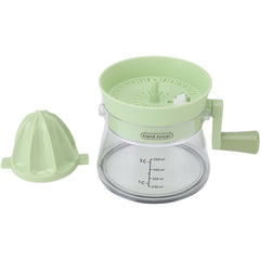 Storcator de Citrice Manual, Kadeny, Rezistente, Usor de Folosit si Depozitat, Durabil, Calitativ, 16.5x13cm, Transparent/ Verde