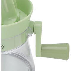 Storcator de Citrice Manual, Kadeny, Rezistente, Usor de Folosit si Depozitat, Durabil, Calitativ, 16.5x13cm, Transparent/ Verde