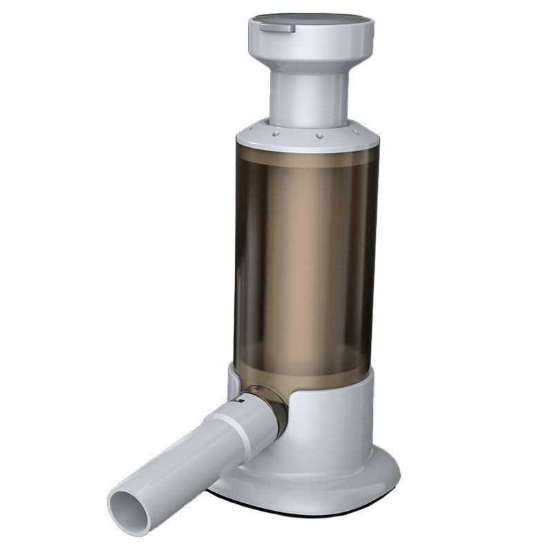 Aparat de Umplut Carnati, Kadeny, Manual Rezistent, Usor de Folosit si Depozitat, Durabil, Calitativ, 4 Tuburi/Marimi Incluse, 26.3 x 11 x 11 cm, Transparent Maro