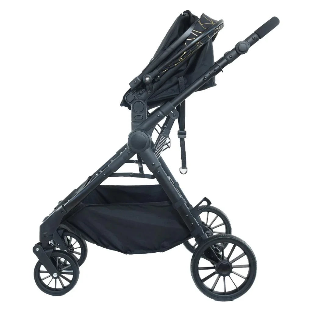 Carucior 3 in 1 KIDOO – auto i-Size, landou, scaun sport si scoica auto. Suspensii, pliere rapida, copertina extensibila, centura 5 puncte. Ideal 0–36 luni. Sistem complet pentru parinti.