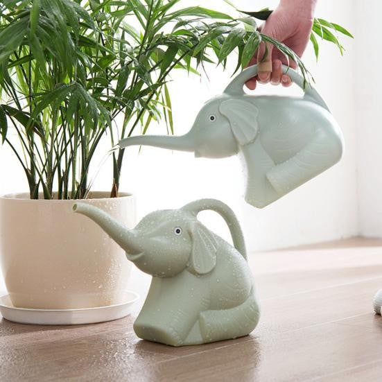 Stropitoare pentru Copii, Kadeny, in forma de Elefant, 1500 mL, pentru Udat Plante, 19.5x17x11.8 cm, Verde
