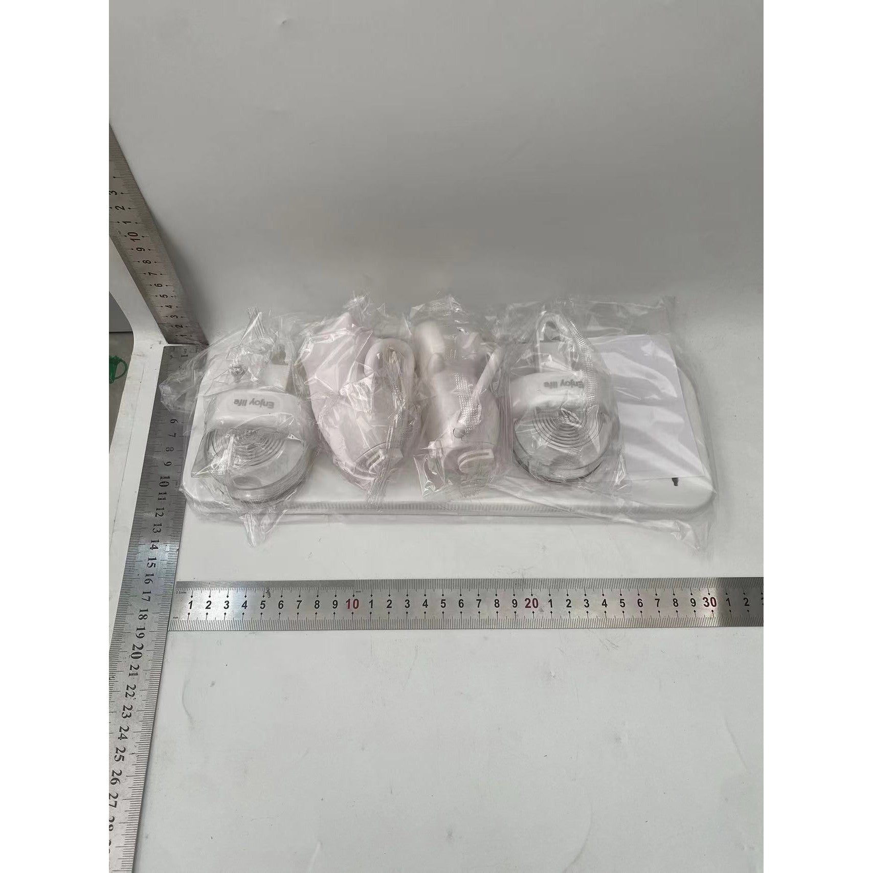 Suport pentru Baie, Kadeny, Montare pe Perete, Model Pisicute, ABS, Adeziv, Raft pentru Depozitare, 33.4x17.7 cm, Alb