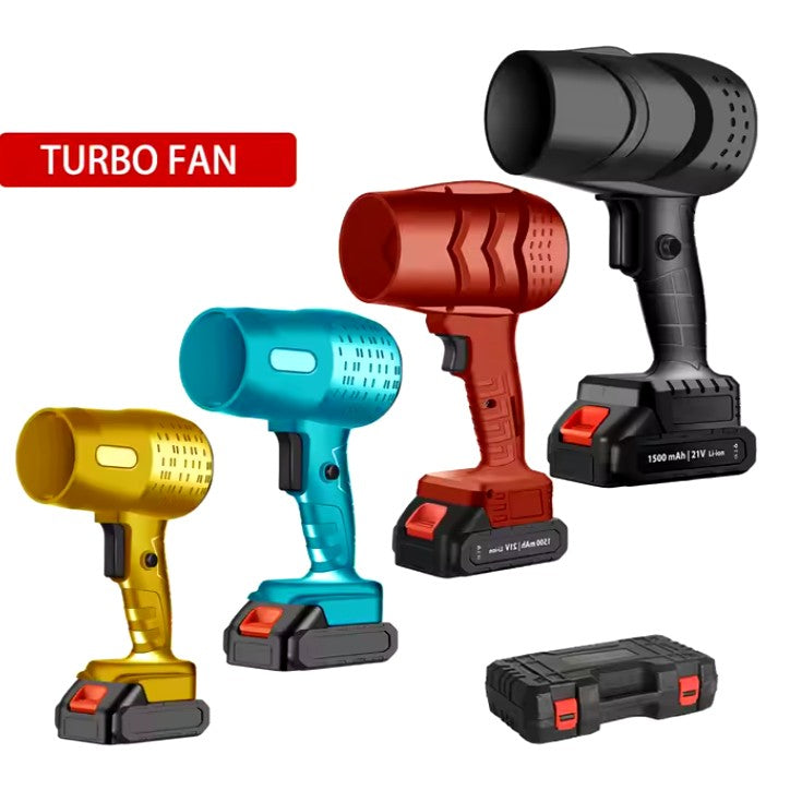 Suflanta de Aer Multifunctionala Portabila, Kadeny, Incarcare Auto, pentru Gratar, Masina, Indepartare Frunze si Praf, 1500 mAh, Viteta de Rotatie 25000 RPM, 2 Baterii de Li si Incarcator, Albastru