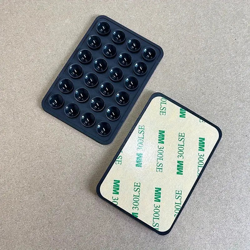 Suport Adeziv Universal, Kadeny, pentru Telefon/Tableta, cu 24 Ventuze, potrivit pentru Tik-Tok/Selfie/Vizionare Video, din Silicon, 8 x 5.5 x 1 cm, Negru