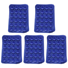 Suport Adeziv Universal, Kadeny, pentru Telefon/Tableta, cu 24 Ventuze, potrivit pentru Tik-Tok/Selfie/Vizionare Video, din Silicon, 8 x 5.5 x 1 cm, Albastru