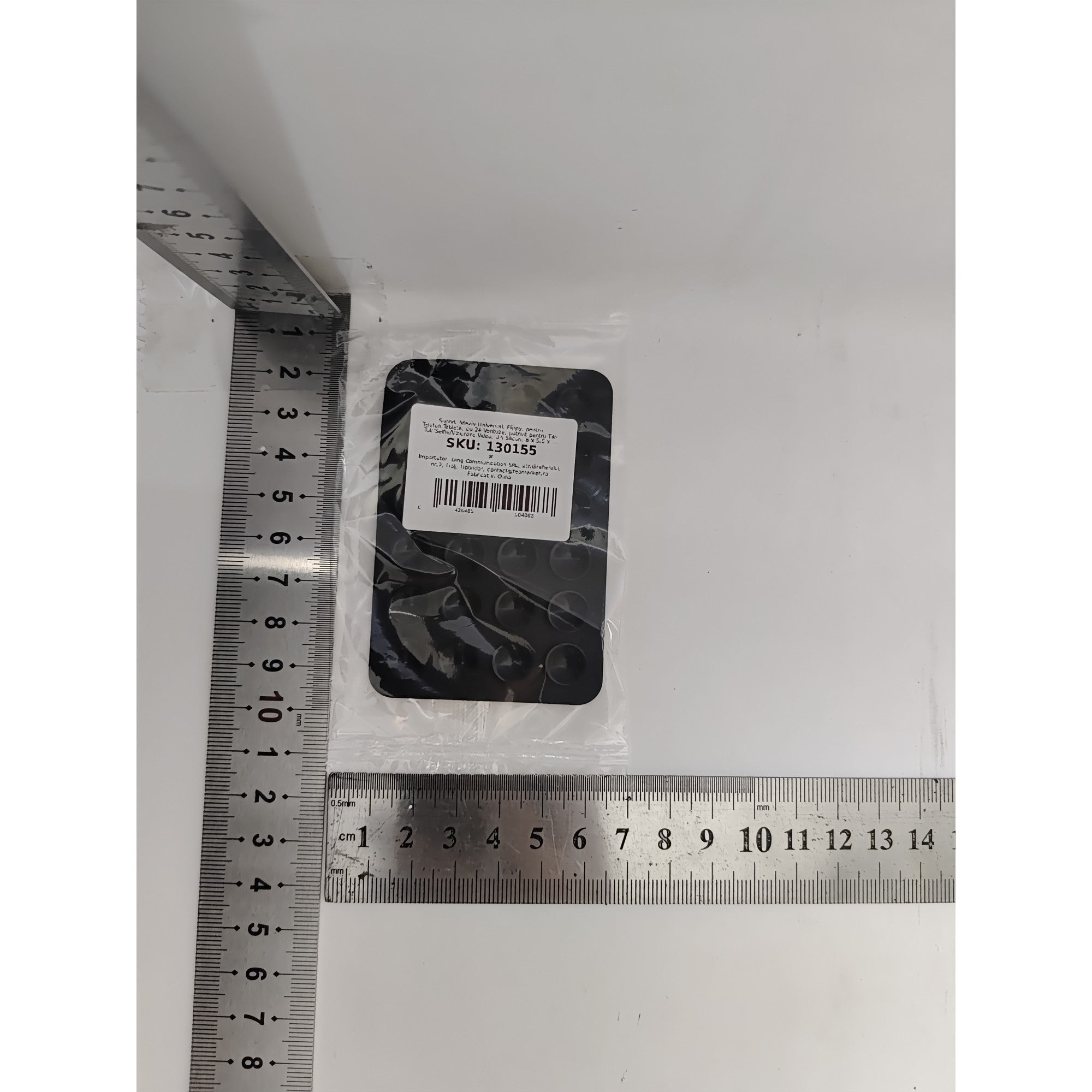 Suport Adeziv Universal, Kadeny, pentru Telefon/Tableta, cu 24 Ventuze, potrivit pentru Tik-Tok/Selfie/Vizionare Video, din Silicon, 8 x 5.5 x 1 cm, Negru