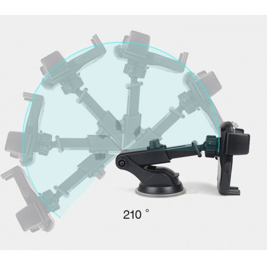 Suport auto Kadeny 3rd pentru telefon, Negru