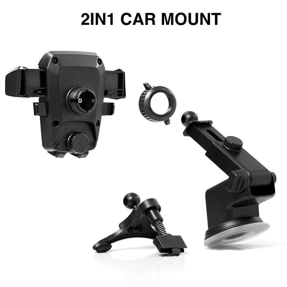 Suport auto Kadeny 3rd pentru telefon, Negru