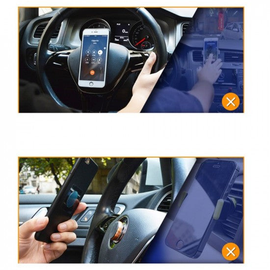 Suport auto Kadeny magnetic pentru telefon CM-02, Negru