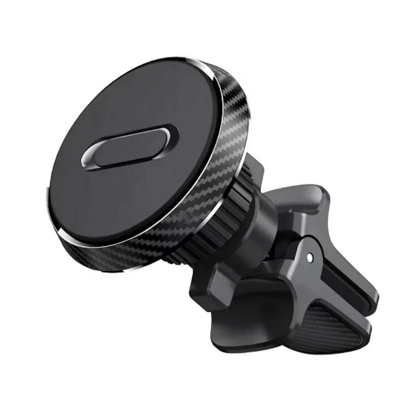 Suport Auto Magnetic Kadeny 360 grade cu prindere de grila de aerisire, 50 mm, Ajustabil, 4 Magneti  incorporati, Negru