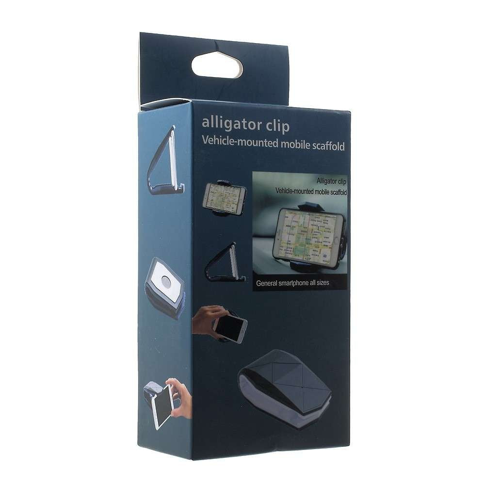 Suport auto pentru telefon A12 Alligator Clip Kadeny, Negru