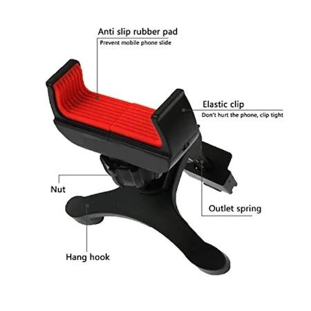 Suport auto pentru telefon BK017- Kadeny, Negru