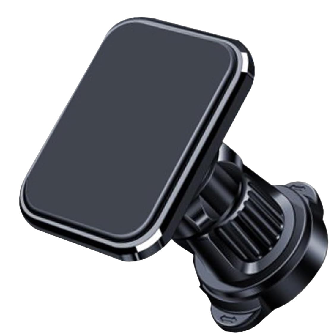 Suport Auto pentru Telefon, Kadeny, MagSafe, cu Magnet, Prindere Grila de Ventilatie, Detalii Fine, Rotativ 360 de Grade, Plastic Magnet Silicon, 5.1x3.9 cm, Negru