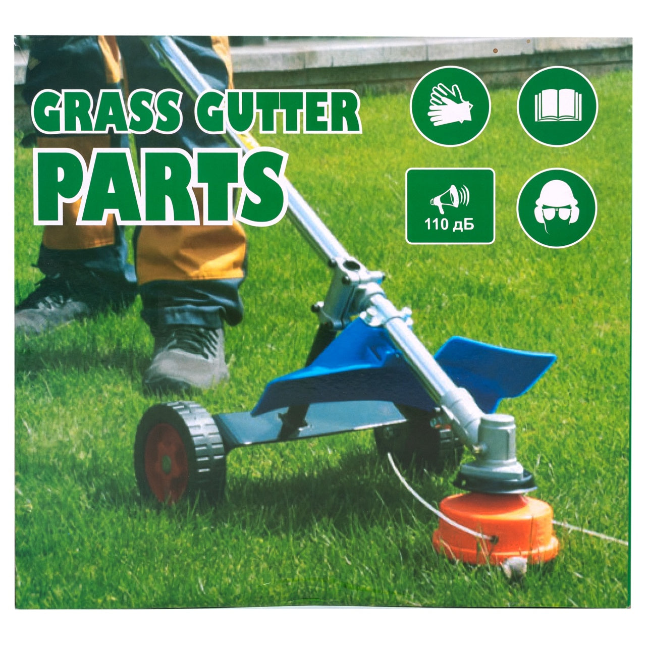 Suport cadru cu roti Micul Fermier, motocoase Ø28mm