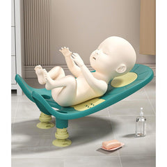 Suport de Baie Bebelusi, Kadeny, 0-12 luni, Montare pe Chiuveta/Lavoar/Cada, Ventuze Antiderapante cu Intaltime Reglabila, 50 x 24 x 12.5 cm, Verde