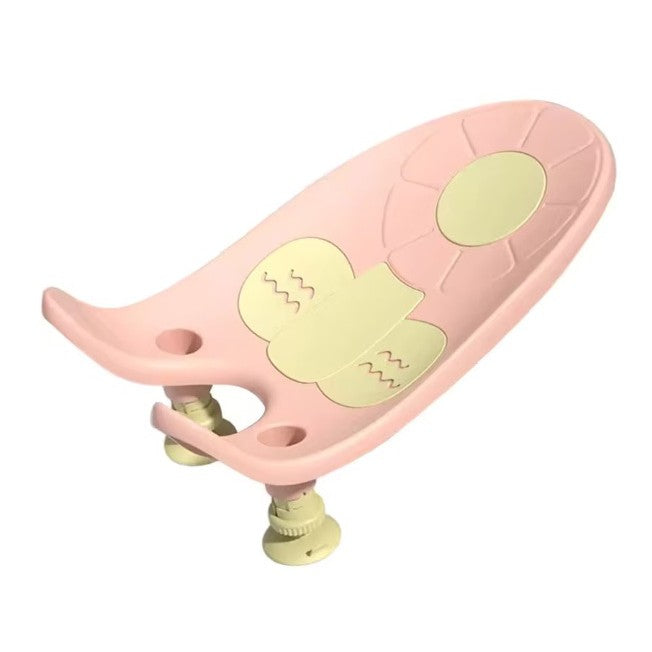 Suport de Baie Bebelusi, Kadeny, 0-12 luni, Montare pe Chiuveta/Lavoar/Cada, Ventuze Antiderapante cu Intaltime Reglabila, 50 x 24 x 12.5 cm, Roz