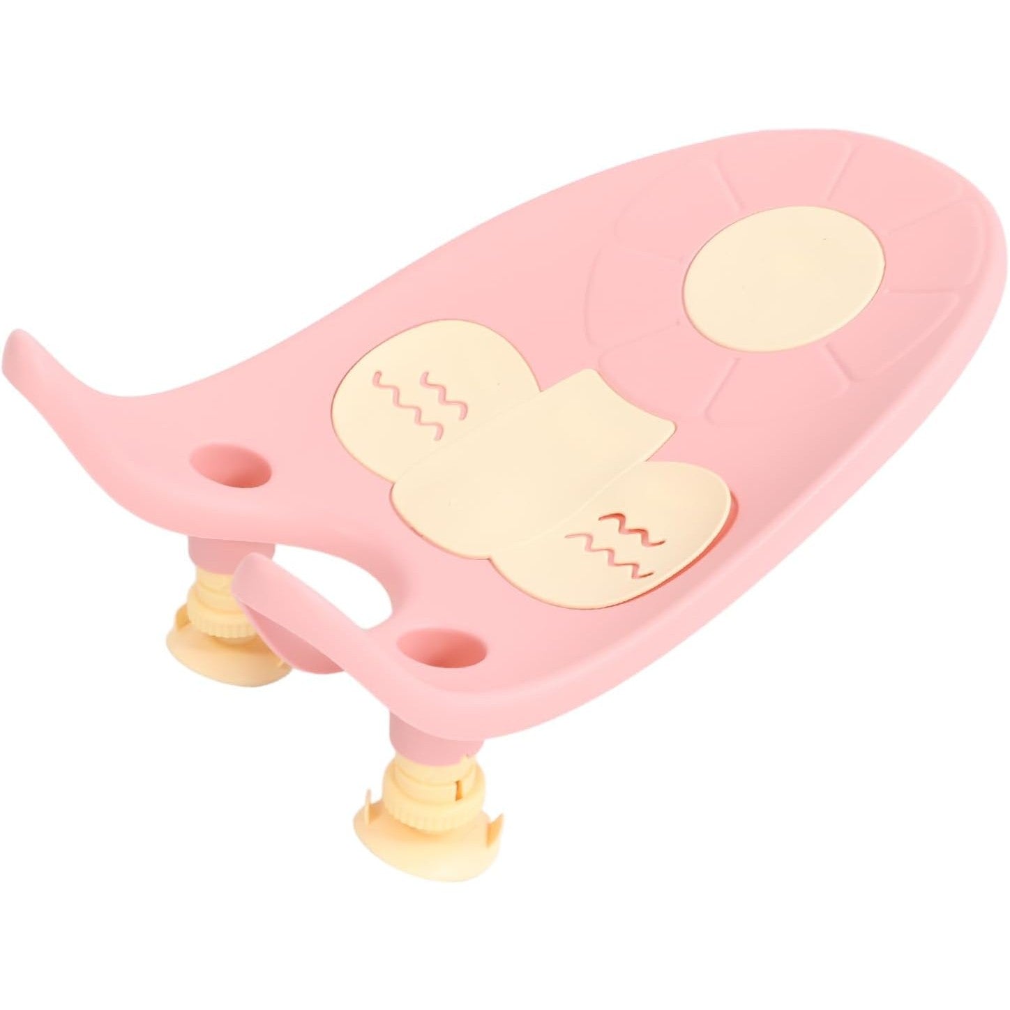 Suport de Baie Bebelusi, Kadeny, 0-12 luni, Montare pe Chiuveta/Lavoar/Cada, Ventuze Antiderapante cu Intaltime Reglabila, 50 x 24 x 12.5 cm, Roz
