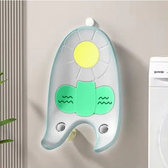 Suport de Baie Bebelusi, Kadeny, 0-12 luni, Montare pe Chiuveta/Lavoar/Cada, Ventuze Antiderapante cu Intaltime Reglabila, 50 x 24 x 12.5 cm, Alb