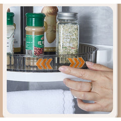 Suport Depozitare, Kadeny, din Plastic, Rotativ 360 grade, Montare fara Perforatii, pentru Baie/Bucatarie, Alb