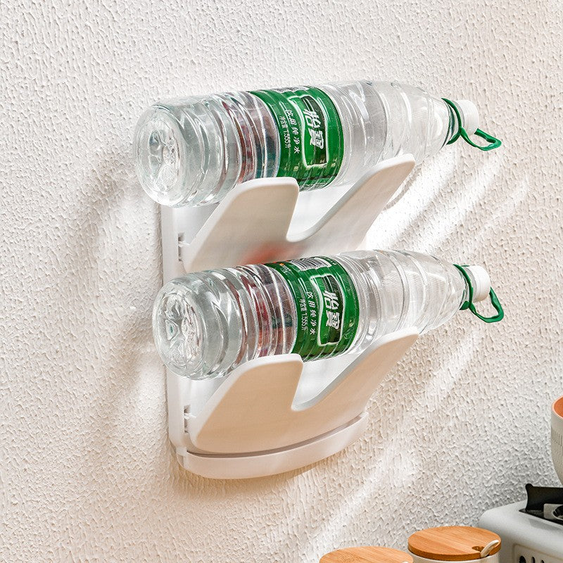 Suport de Bucatarie, Kadeny, pentru Capace/Tocatoare, din Plastic, Colectare Apa Scursa, Montare fara Perfoarare, 33.3 x 20.7 x 3.5 cm, Alb