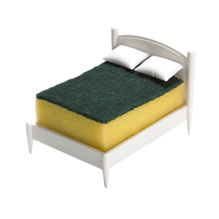 Suport de Scurgere, Kadeny, pentru Burete/Sarma, Model Pat, Alb