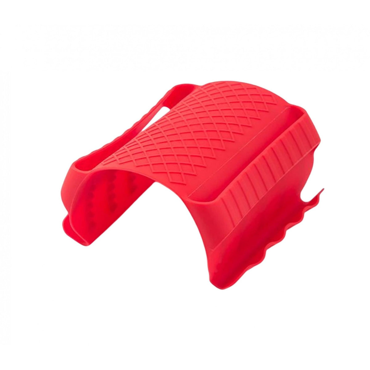 Suport de Silicon Multifunctional de Mana, Kadeny, pentru Cuptor, Alimente Fierbinti, Carne, Izolare Termica, Anti-alunecare, 18x12x1.5 cm, Rosu