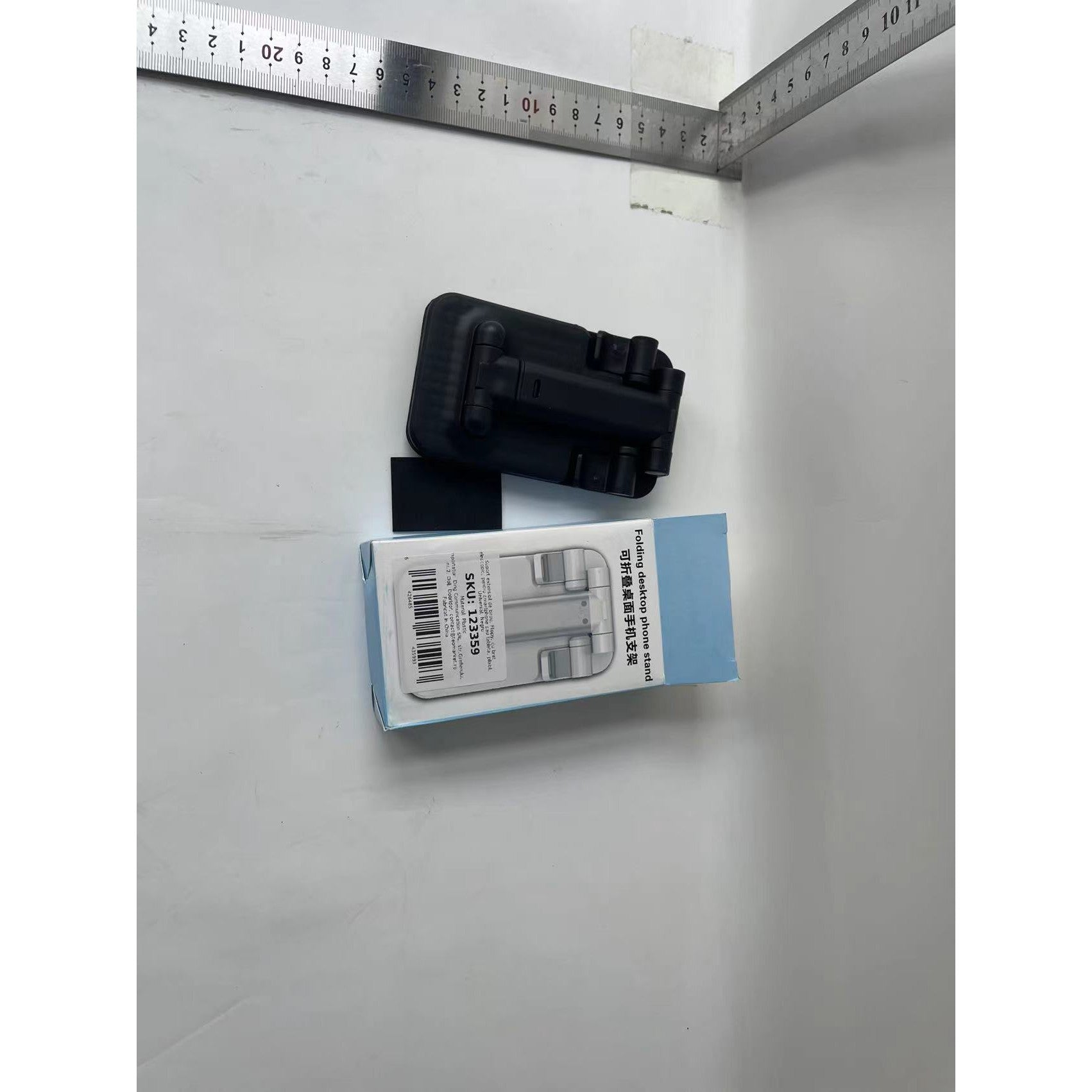 Suport extensibil de birou, Kadeny, cu brat telescopic, pentru smartphone sau tableta, pliabil, Universal, Negru