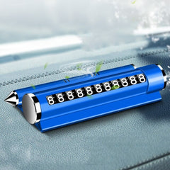 Suport numar de telefon cu odorizant Kadeny pentru parcare Albastru