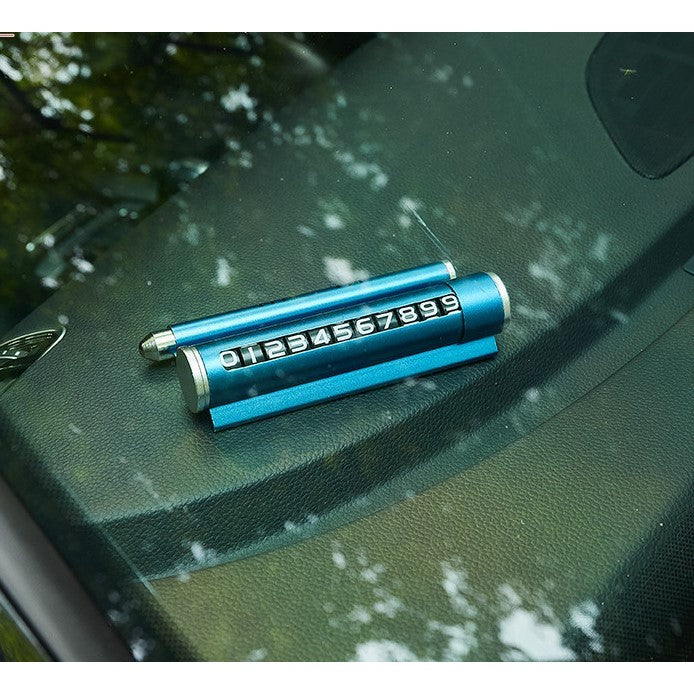 Suport numar de telefon cu odorizant Kadeny pentru parcare Albastru