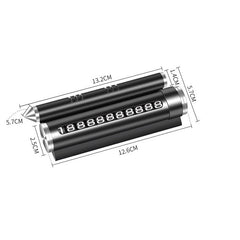 Suport numar de telefon cu odorizant Kadeny pentru parcare Negru