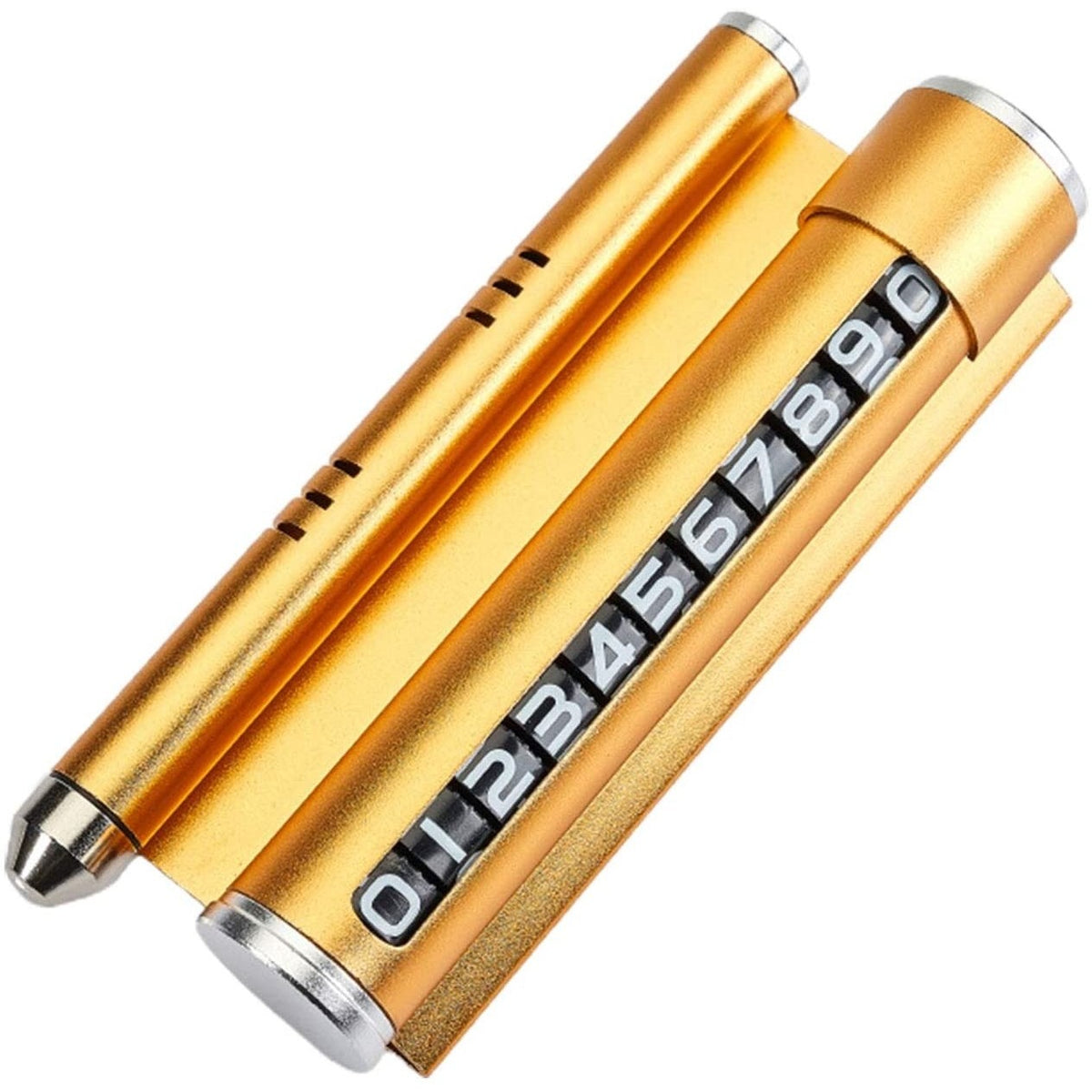 Suport numar de telefon cu odorizant Kadeny pentru parcare Galben