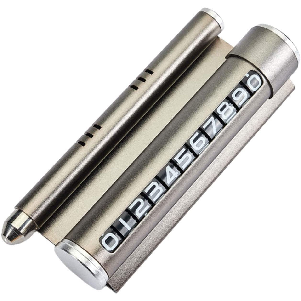 Suport numar de telefon cu odorizant Kadeny pentru parcare Gri