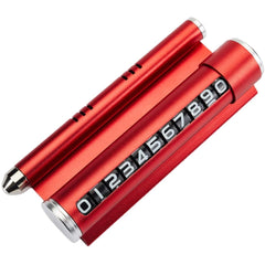 Suport numar de telefon cu odorizant Kadeny pentru parcare Rosu