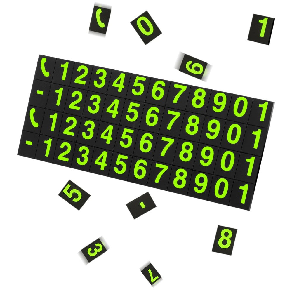 Suport numar telefon Kadeny, afisaj parcare numar telefon/parcare temporara, Negru