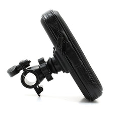 Suport husa telefon mobil Kaveny pentru bicicleta si motocicleta, rezistent apa si socuri, touchscreen, 360 rotativ, negru, 4.8 - 5.4 inch