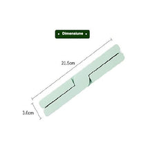 Suport pliabil din silicon pentru vase fierbinti Kadeny, portabil, usor de depozitat, rezistent la temperaturi foarte ridicate, 14.5 x 7.5 x 1.6 cm, antialunecare, verde