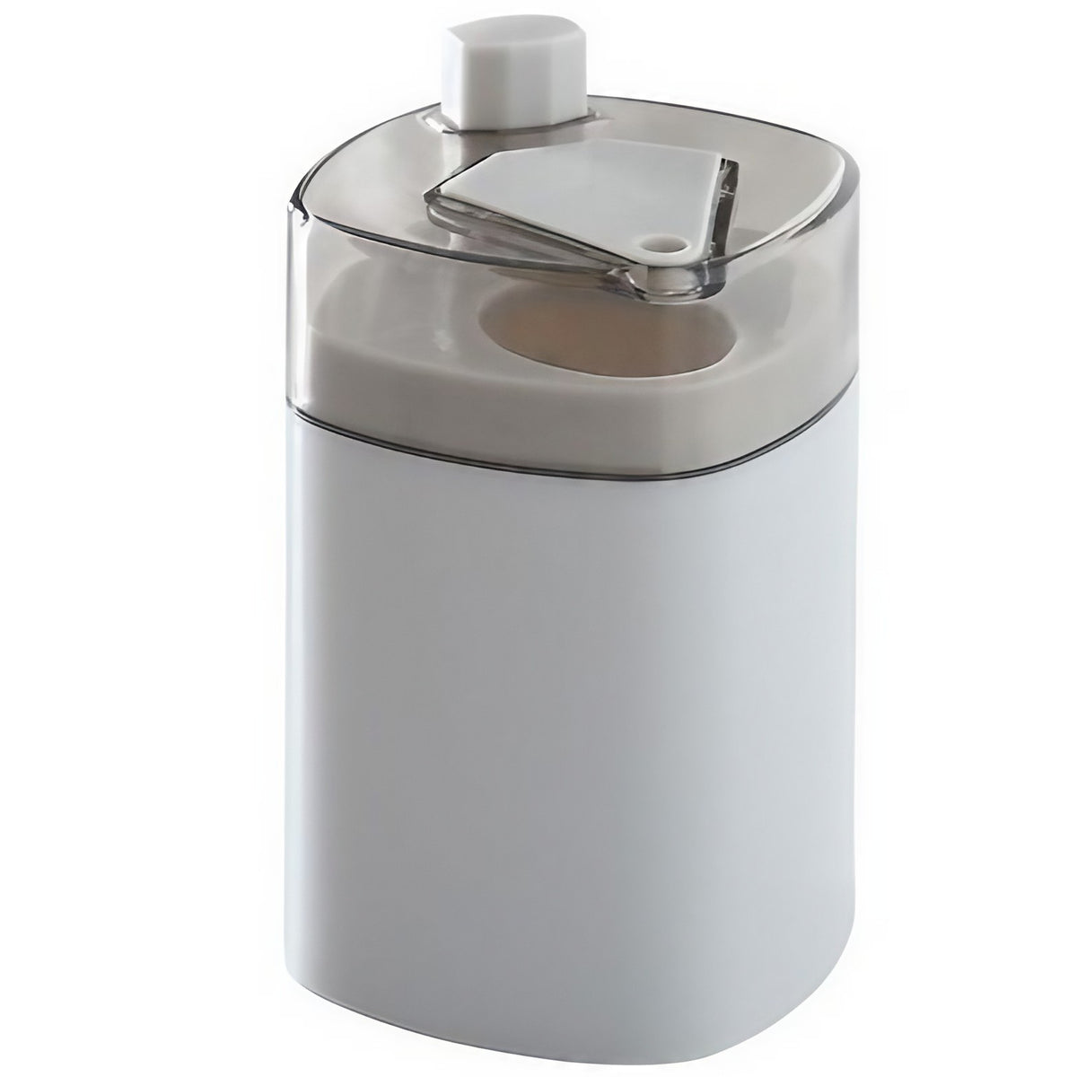 Suport Scobitori, Kadeny, Automat, cu Buton si Capac, din PP, 9.5x6 cm, Gri