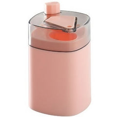 Suport Scobitori, Kadeny, Automat, cu Buton si Capac, din PP, 9.5x6 cm, Roz
