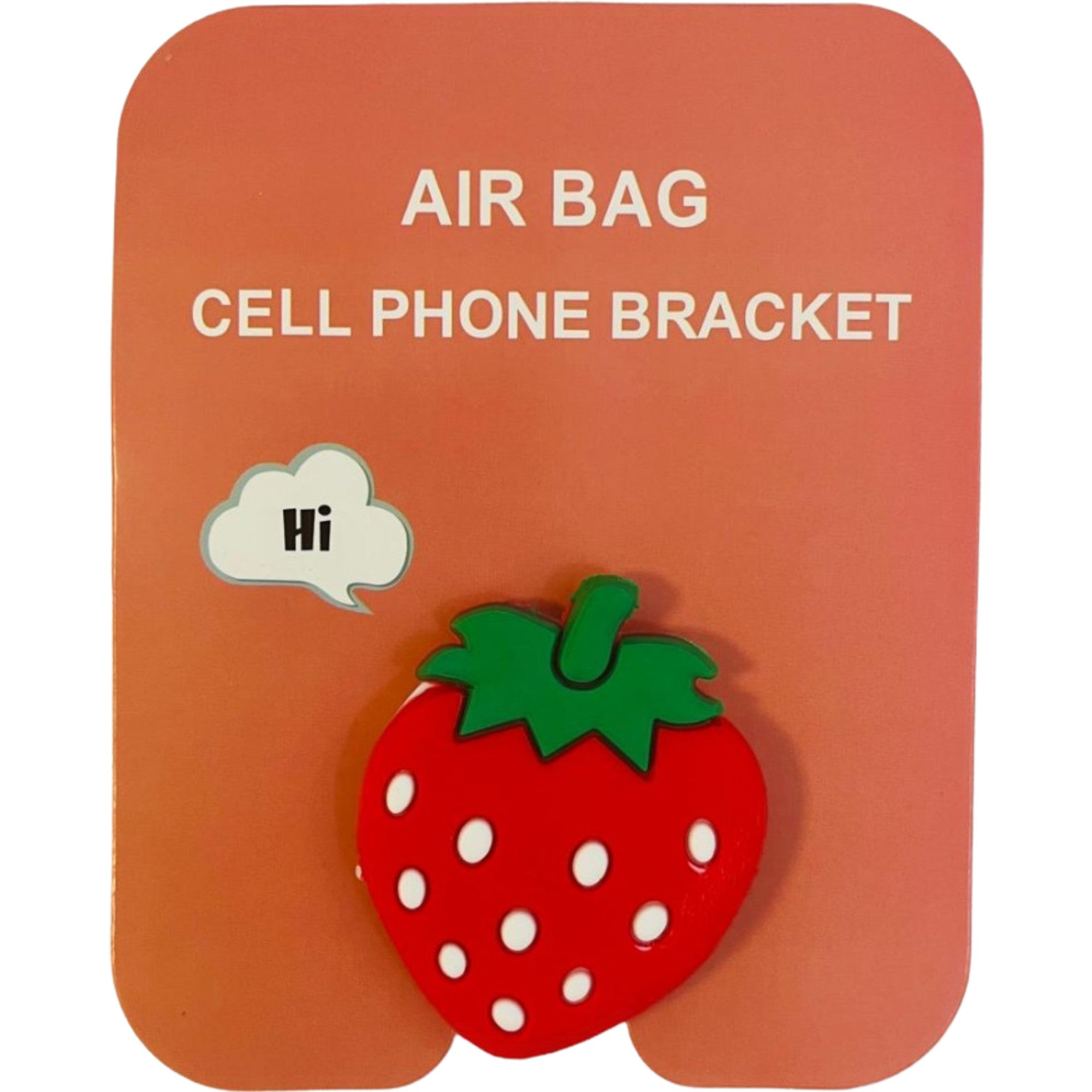 Suport Stand Adeziv Popsocket Kadeny, Model Capsuna, Pentru Telefon, Universal, Multicolor