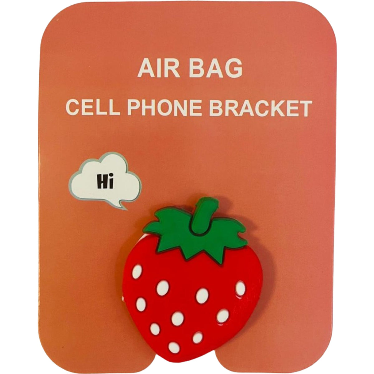 Suport Stand Adeziv Popsocket Kadeny, Model Capsuna, Pentru Telefon, Universal, Multicolor