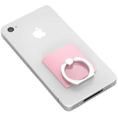 Suport telefon universal Cat Ring cu prindere adeziva, Argintiu