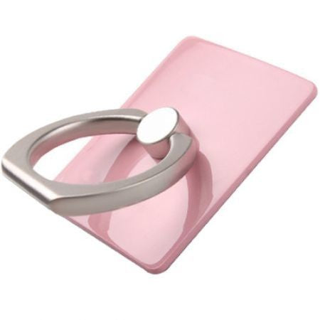 Suport telefon universal Cat Ring cu prindere adeziva, Argintiu