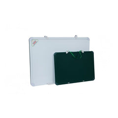 Tabla magnetica cu 2 fete CNX, 90x120cm, alb, verde, pentru perete