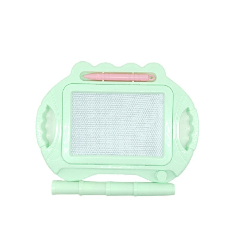 Tabla Magnetica pentru desen Kaveny, Pix, forma dreptunghi, dimensiuni 23x17 cm, Dezvolta Creativitatea, cu picioare suport, Verde