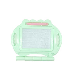 Tabla Magnetica pentru desen Kaveny, Pix, forma dreptunghi, dimensiuni 23x17 cm, Dezvolta Creativitatea, cu picioare suport, Verde