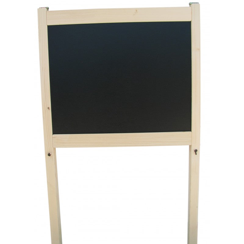Tabla de scris cu creta mica, 40x30cm, negru, cu trepied de 80cm