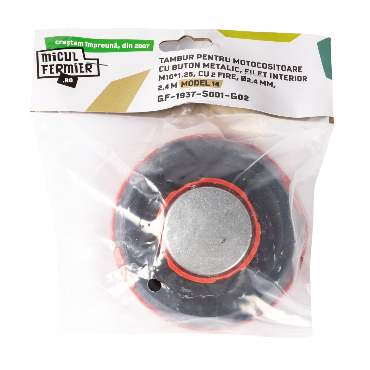 Tambur Micul Fermier, M10*1.25 2F 2.4mm*2.4m BM Model14