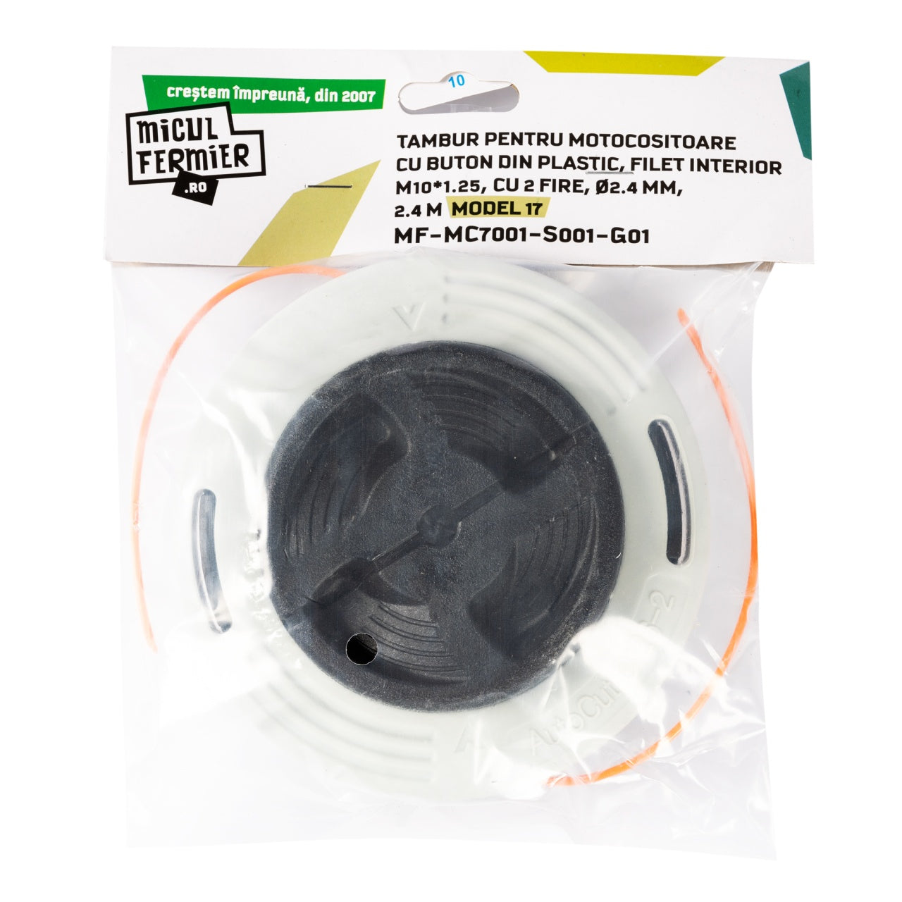 Tambur Micul Fermier, M10*1.0 2F 2.4mm*2.4m BP Model17