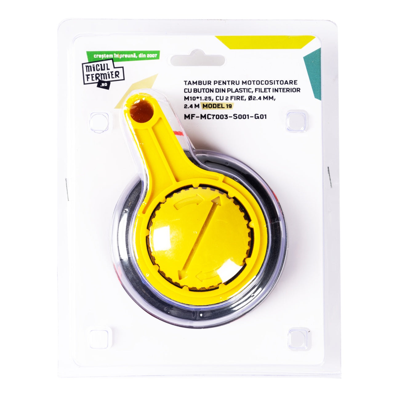 Tambur Micul Fermier, M10*1.25 2F 2.4mm*2.4m BP Model19